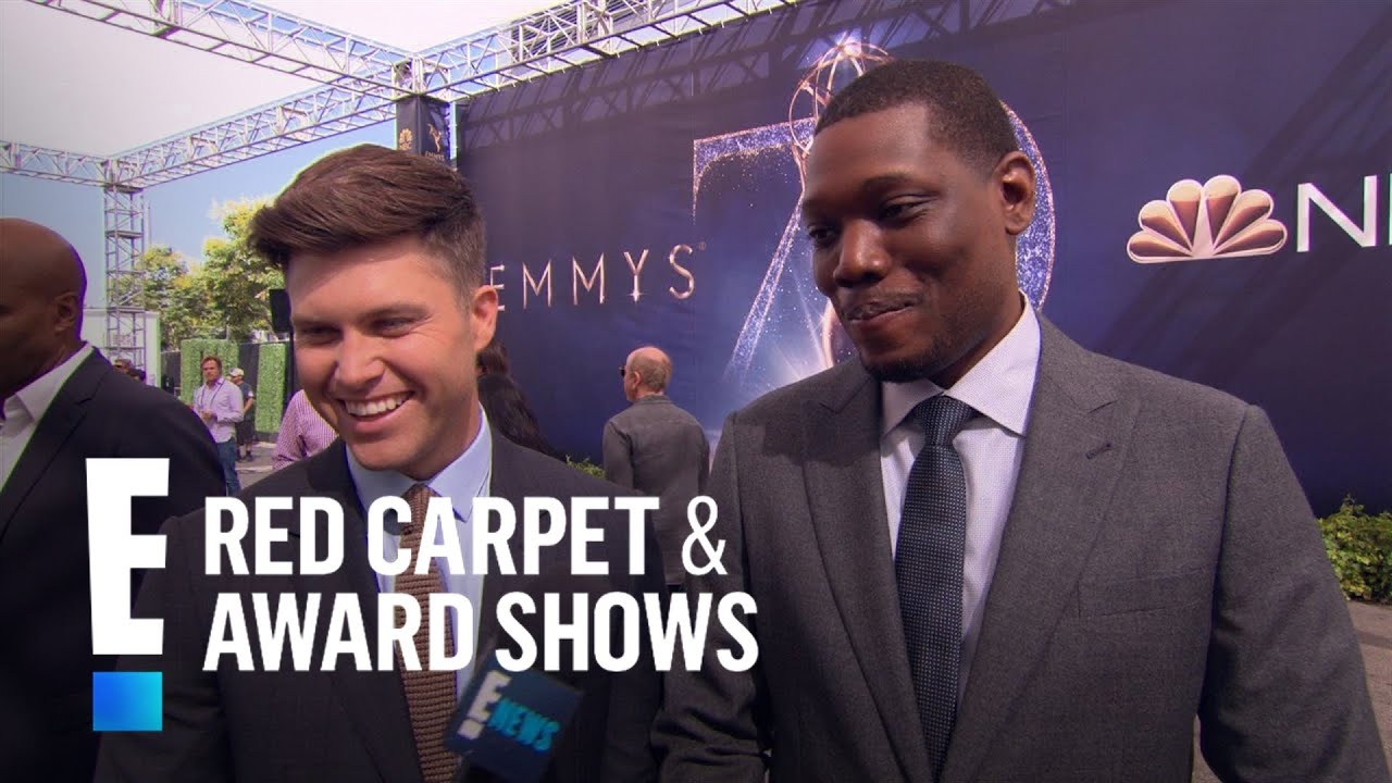 Michael Che & Colin Jost Wanted to Pass Out What at Emmys? | E! Red Carpet & Award Shows