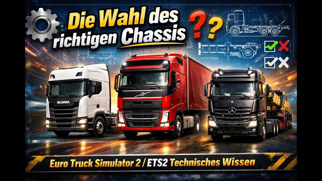 Die Wahl des richtigen Chassis - Euro Truck Simualtor 2/ ETS2 Technisches Wissen