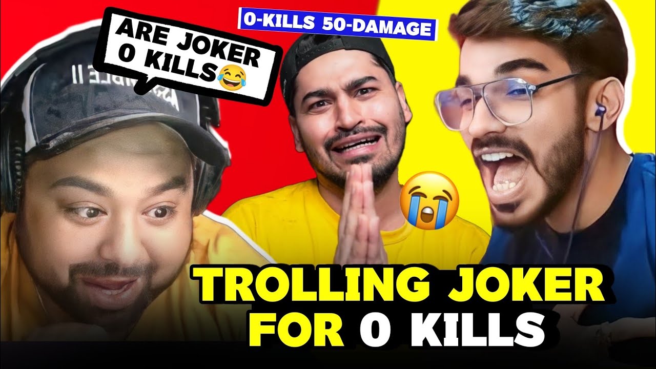 Snax Goldy Bhai Trolling Joker For 0 Kills😭BGMI HIGHLIGHT!