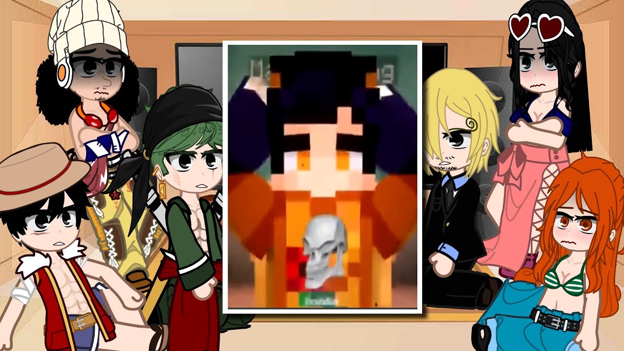 {One Piece}Straw Hats react to INCENDIUS + HamoodeG AJTHEBOLD SCARY MOBS | Anime characters react to