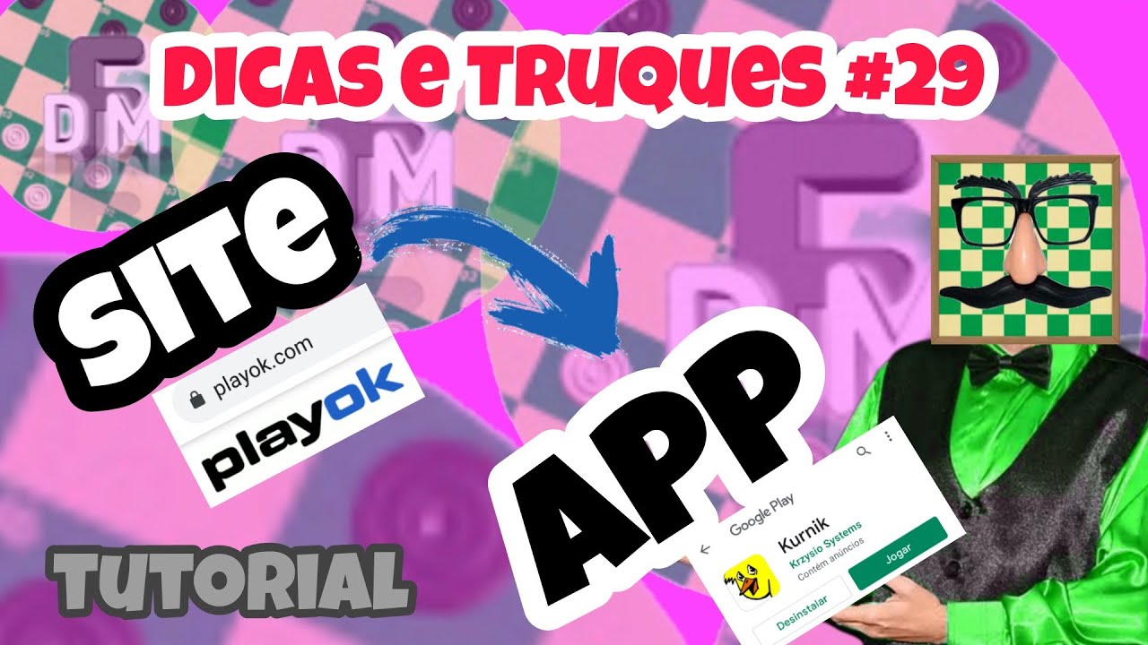 Dicas e Truques #29 | Tutorial APP playok (kurnik) | Jogo de Damas para iniciantes
