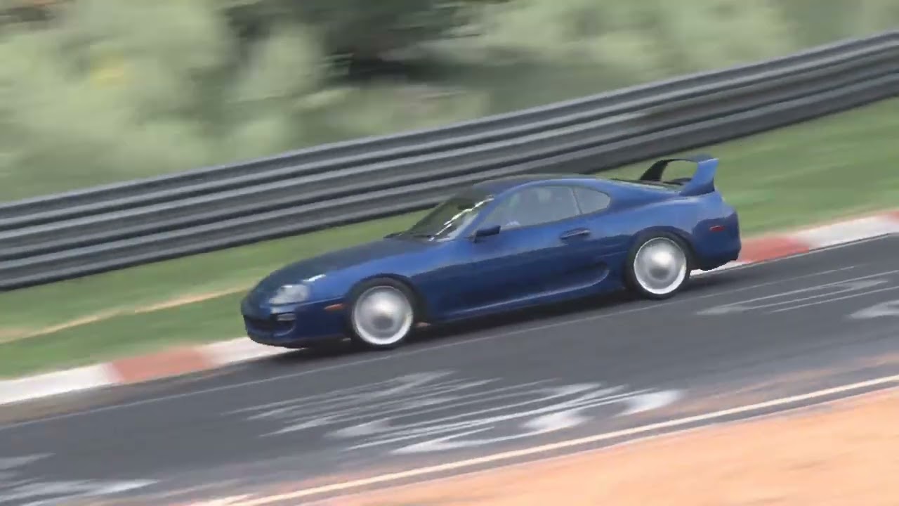 1998 Toyota Supra RZ Sunrise at the Nordschleife @autosim7 