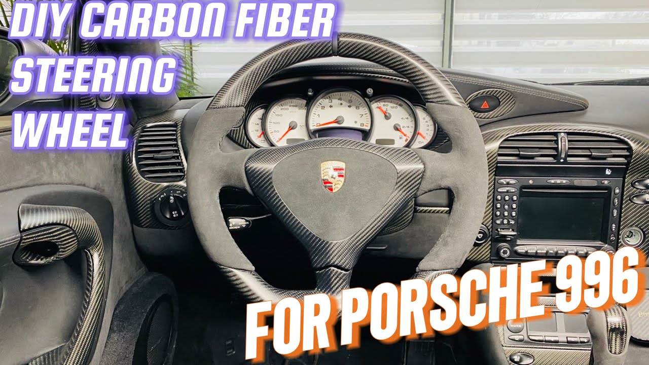 Porsche 996 Carbon Fiber Steering Wheel DIY