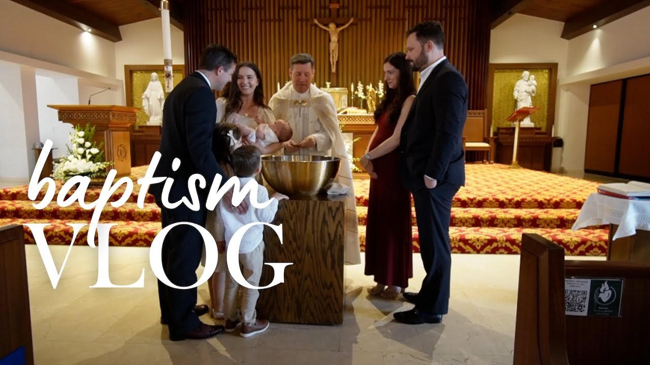 Видеоблог о католическом крещении Харпер 🕊✨🤍
