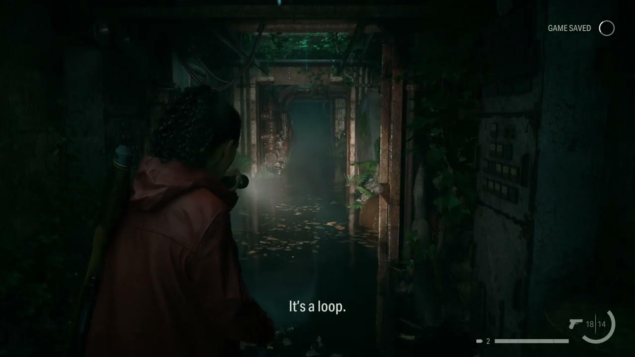 Alan Wake 2 loop section, P.T. style