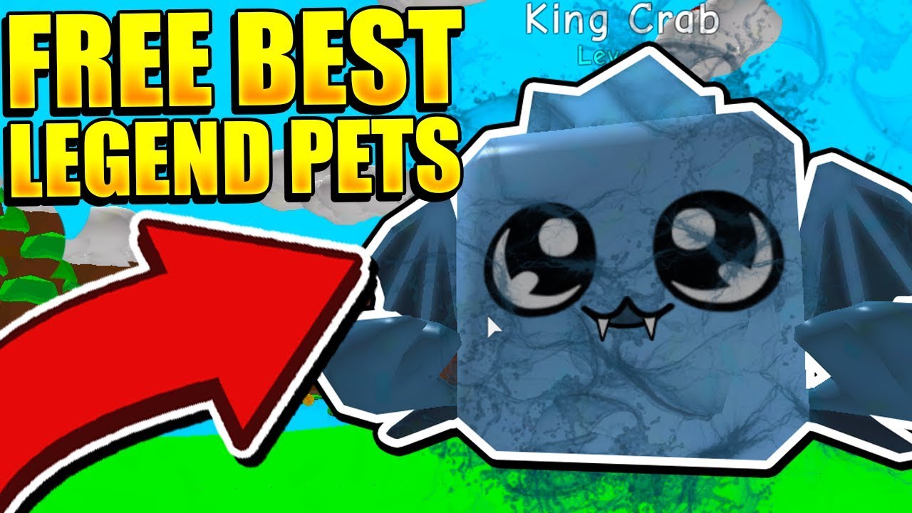 FREE BEST LEGENDARY PETS GIVEAWAY IN BUBBLE GUM SIMULATOR! Roblox