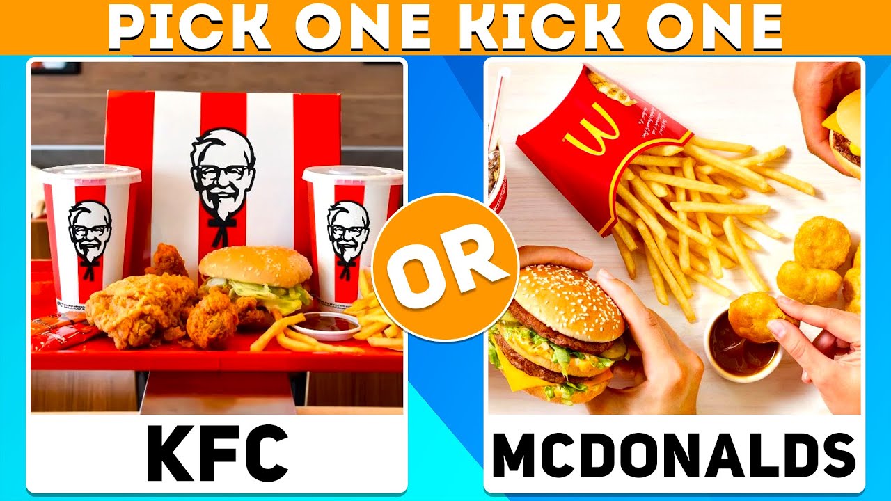 Pick One Kick One! 🍕 -  Junk Food Edition! 🌭