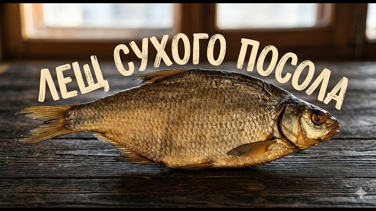 Лещ сухого посола. Вкусно , но долго