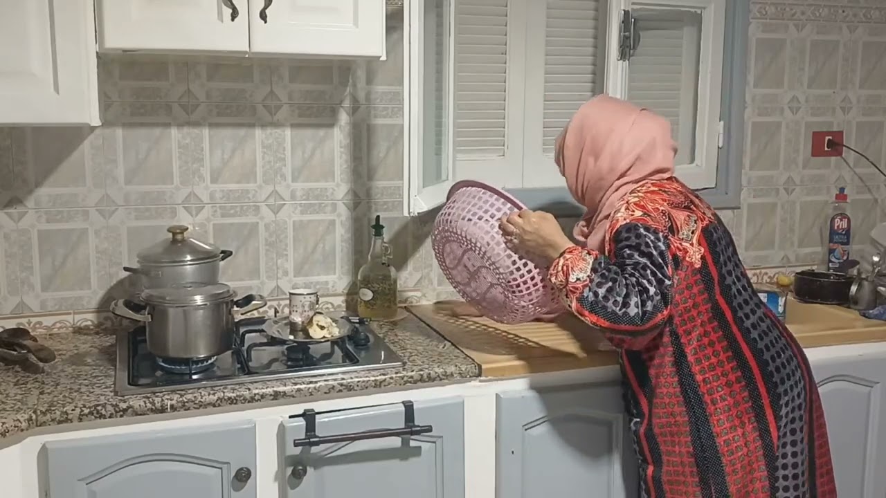 أكلتي المفضلة في الشتاء.دورتي في عزيزة وماعونها الجديد