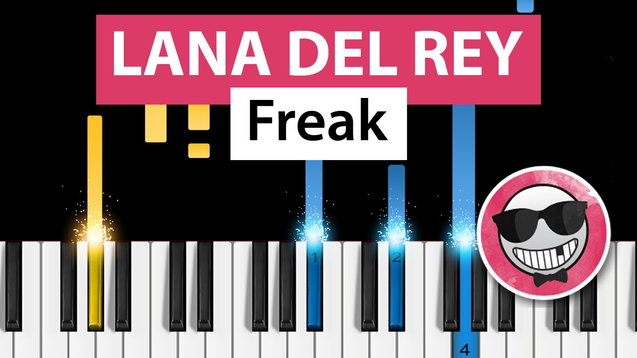 Lana Del Rey - Freak - Piano Tutorial - How to Play