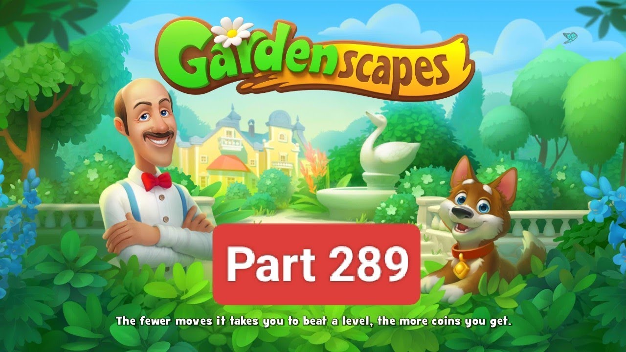 Gardenscapes New Area Part 289 (longplays)(story and gameplay)(new maps)