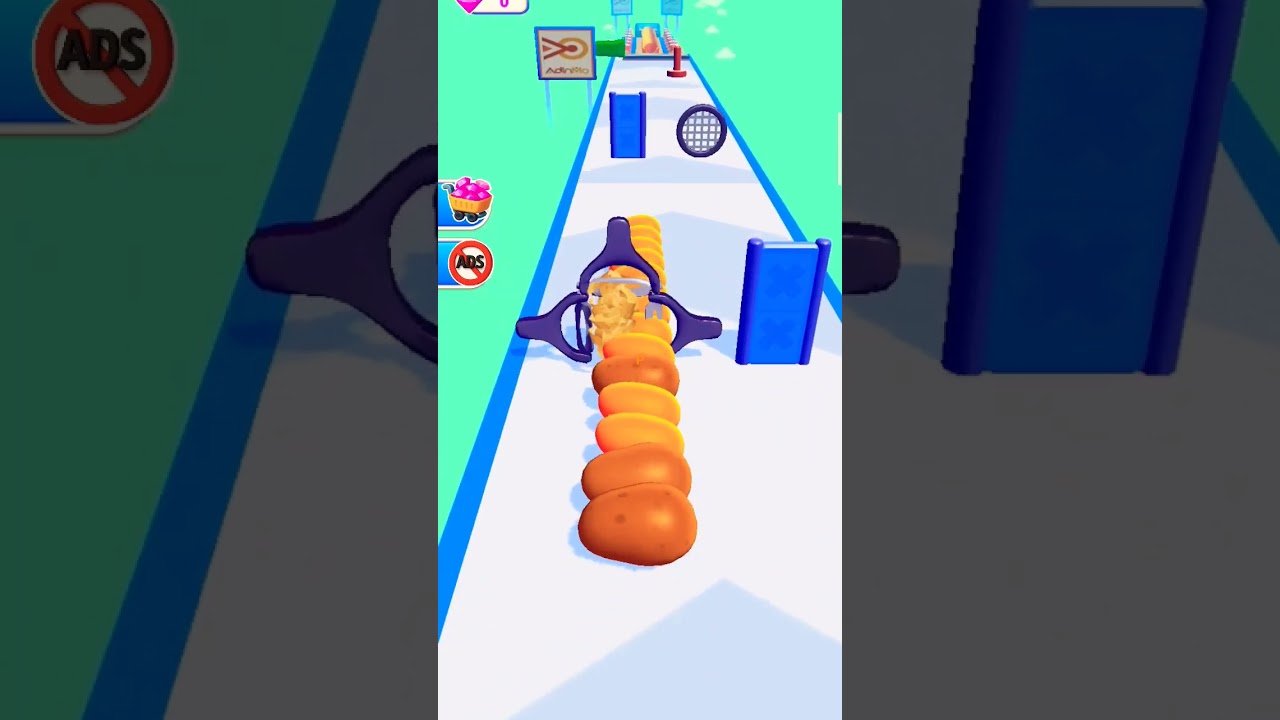 Potato 🥰❤️💕Potato 🍠🍠Potato rush run #00268#shorts #games #potatorun #shortvideos #gaming&lrm; #shortfeed