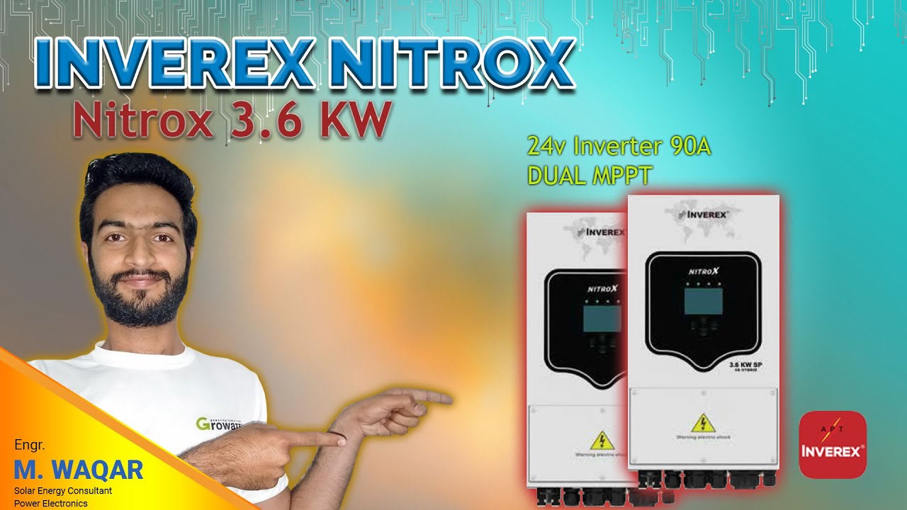 Inverex Nitrox 3.6 KW Complete details | DUAL MPPT | Solar Power