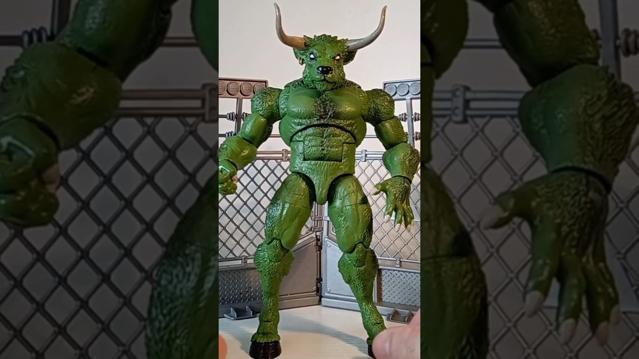 🤯I Kitbash X-Men Beast into Custom Comic Rintrah Marvel Legends Figure!🧙‍♂️Dr Strange Minotaur BAF!💚