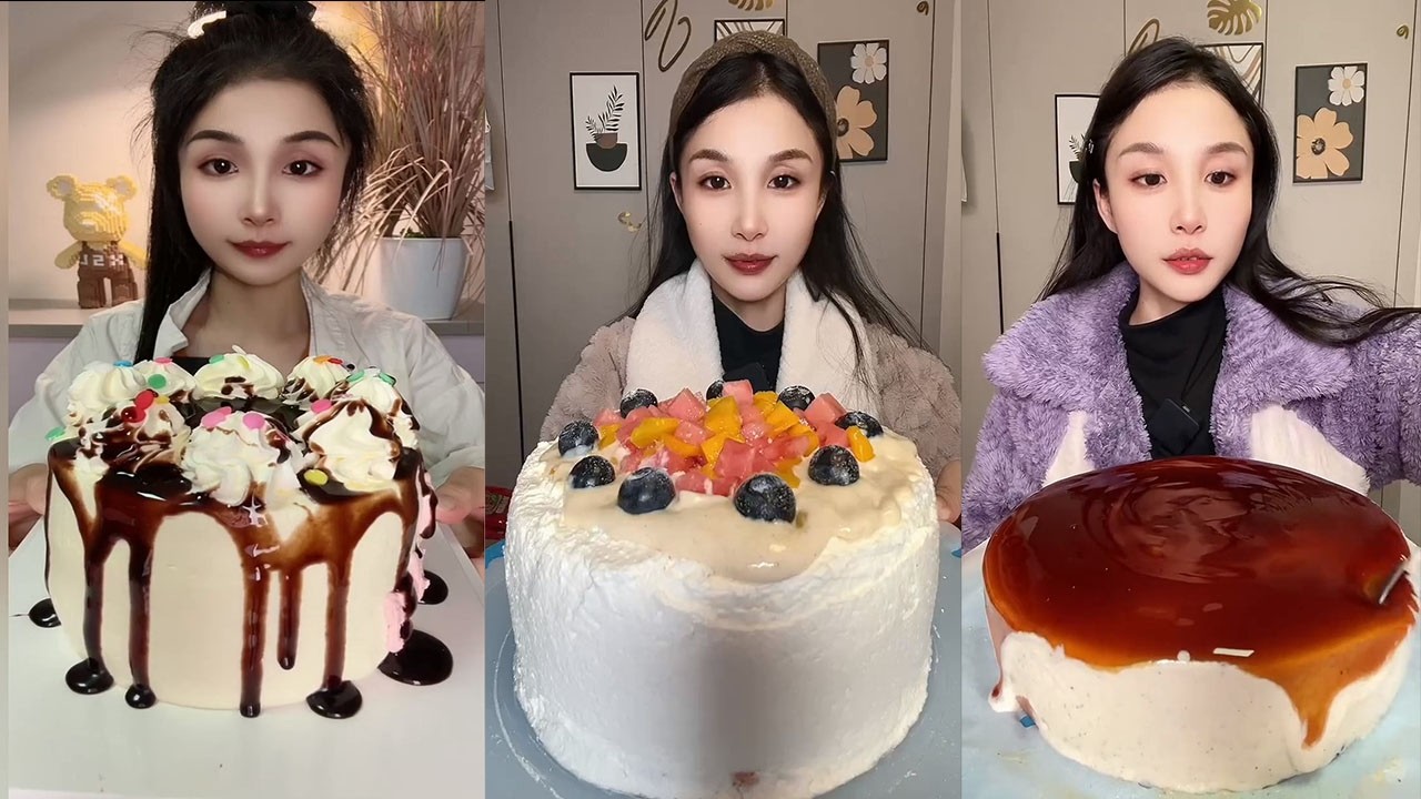 CHINESE DESSERT SHOW || MOCHI, CREPE CAKE, FUDGE CAKE