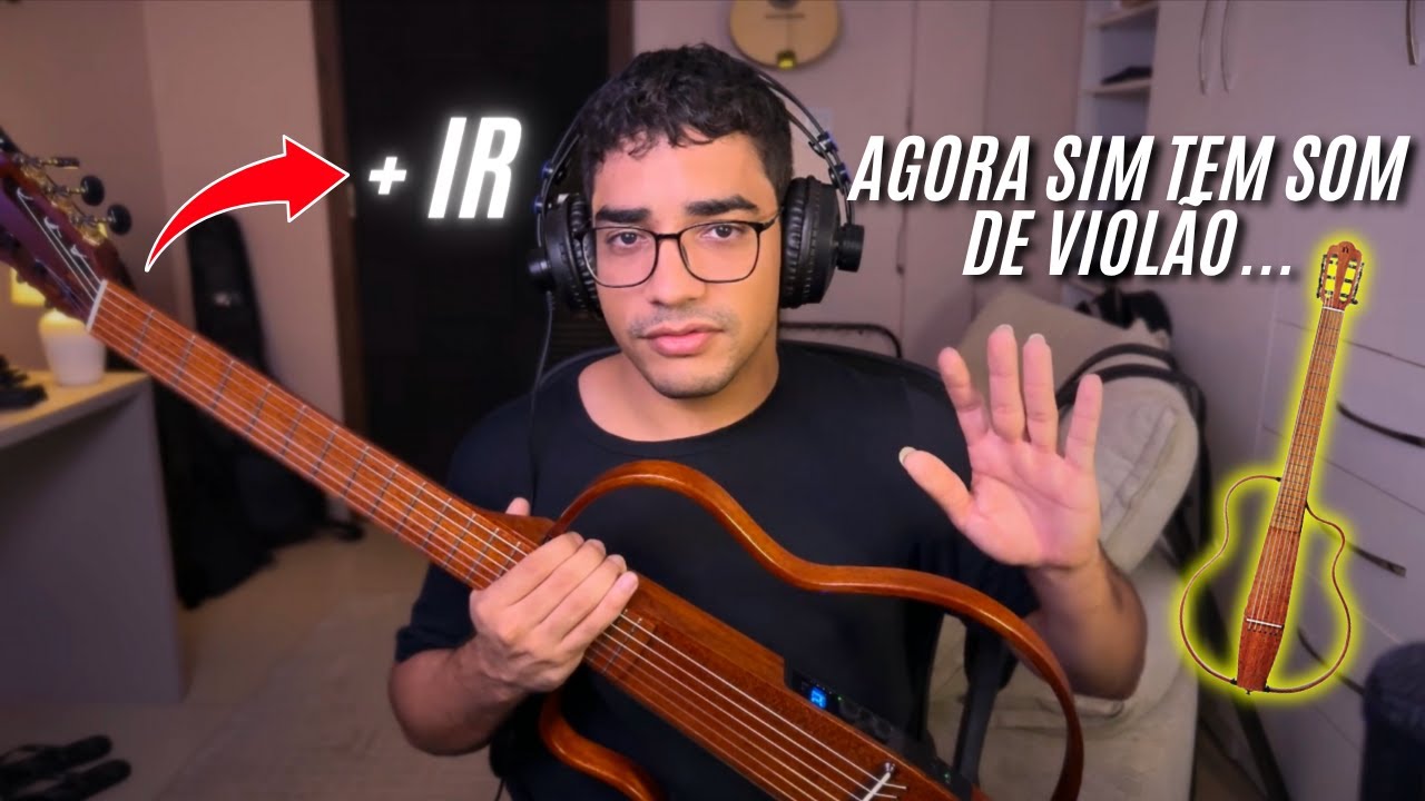 Testei o Violão Natasha NBSG com IR (ficou sensacional)