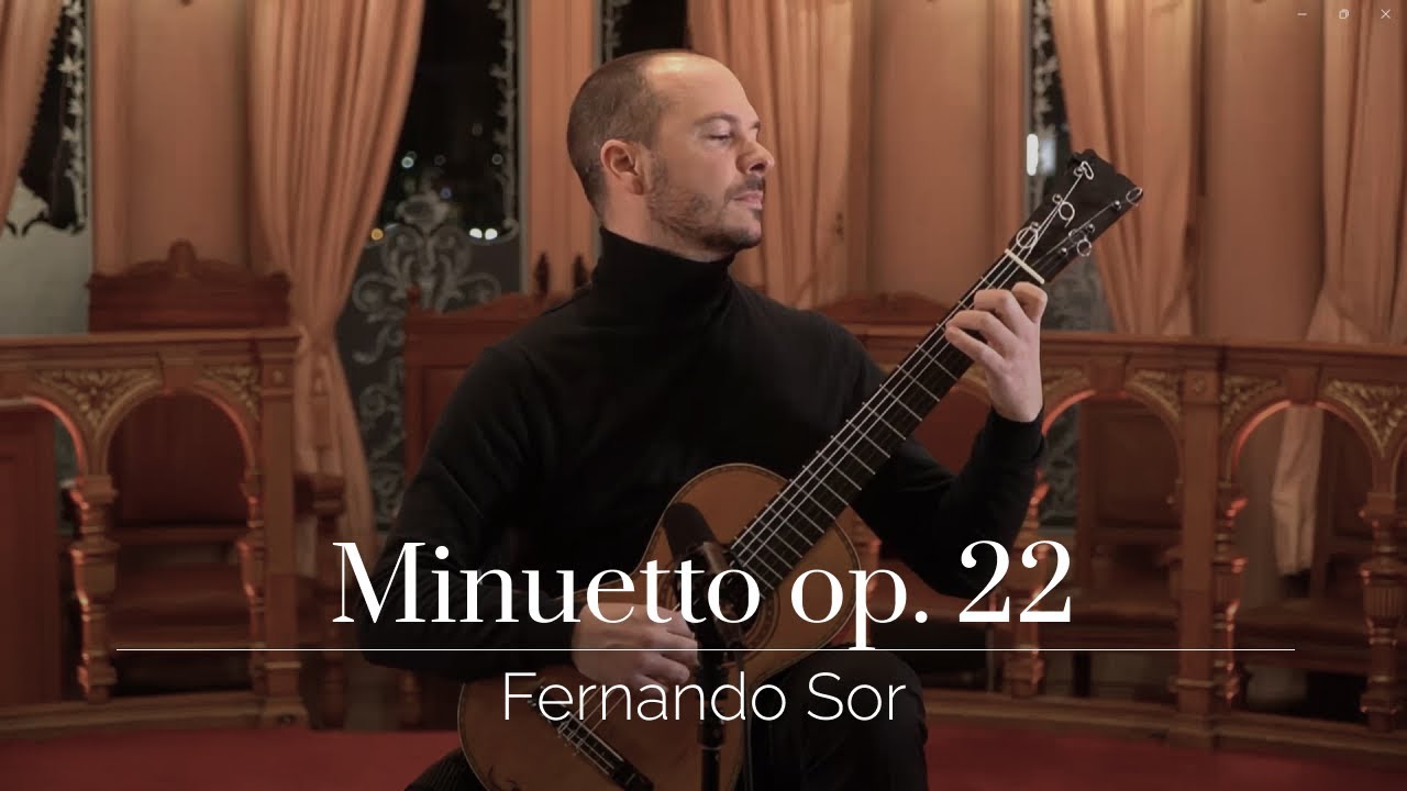 MINUETTO de la SONATA op. 22 (Fernando Sor) ~ Bernardo Rambeaud