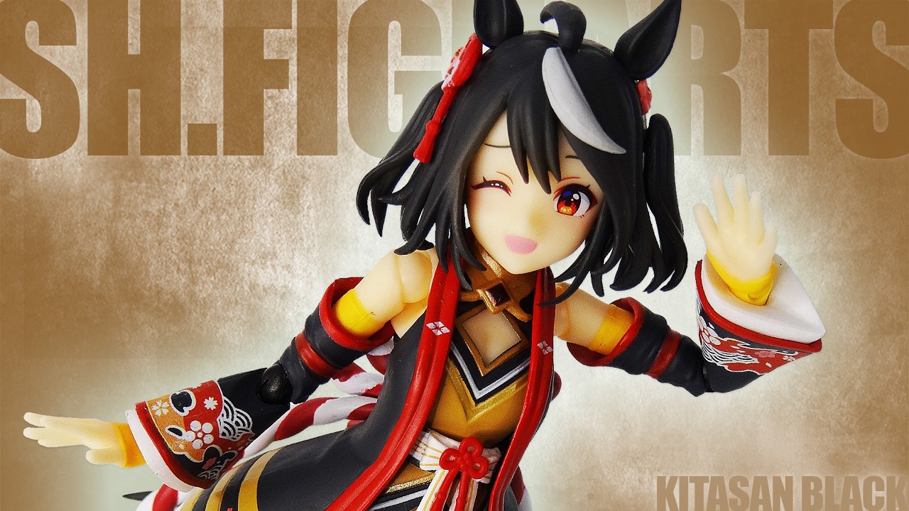 Обзор фигурки Harikitte Ikou - SH Figuarts - Umamusume Pretty Derby Kitasan Black