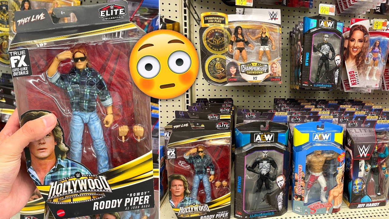 RARE WWE FIGURES FOUND ON TOY HUNT! STACKED STORES!