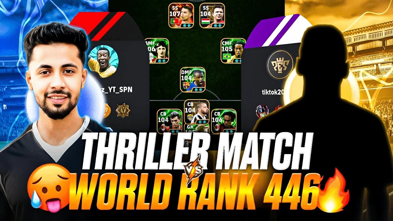 THRILLING MATCH AGAINST WORLD RANK 446 PLAYER | META FORMATION❌ HABZZ FORMATION ✅