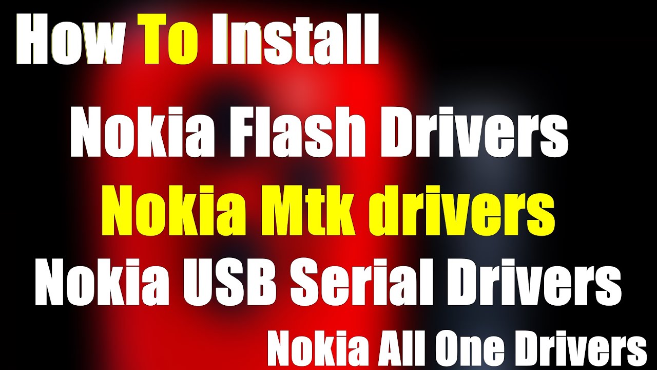 Nokia Usb Drivers | Nokia MTK Flash Drivers