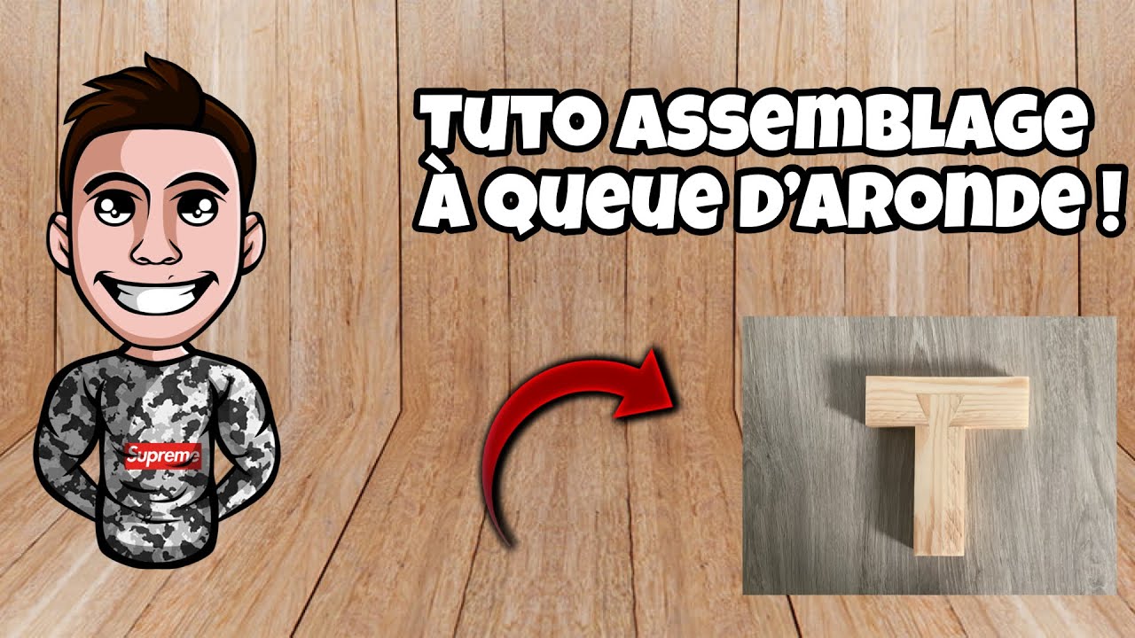 TUTO - Assemblage &agrave; queue d&rsquo;aronde 🪵