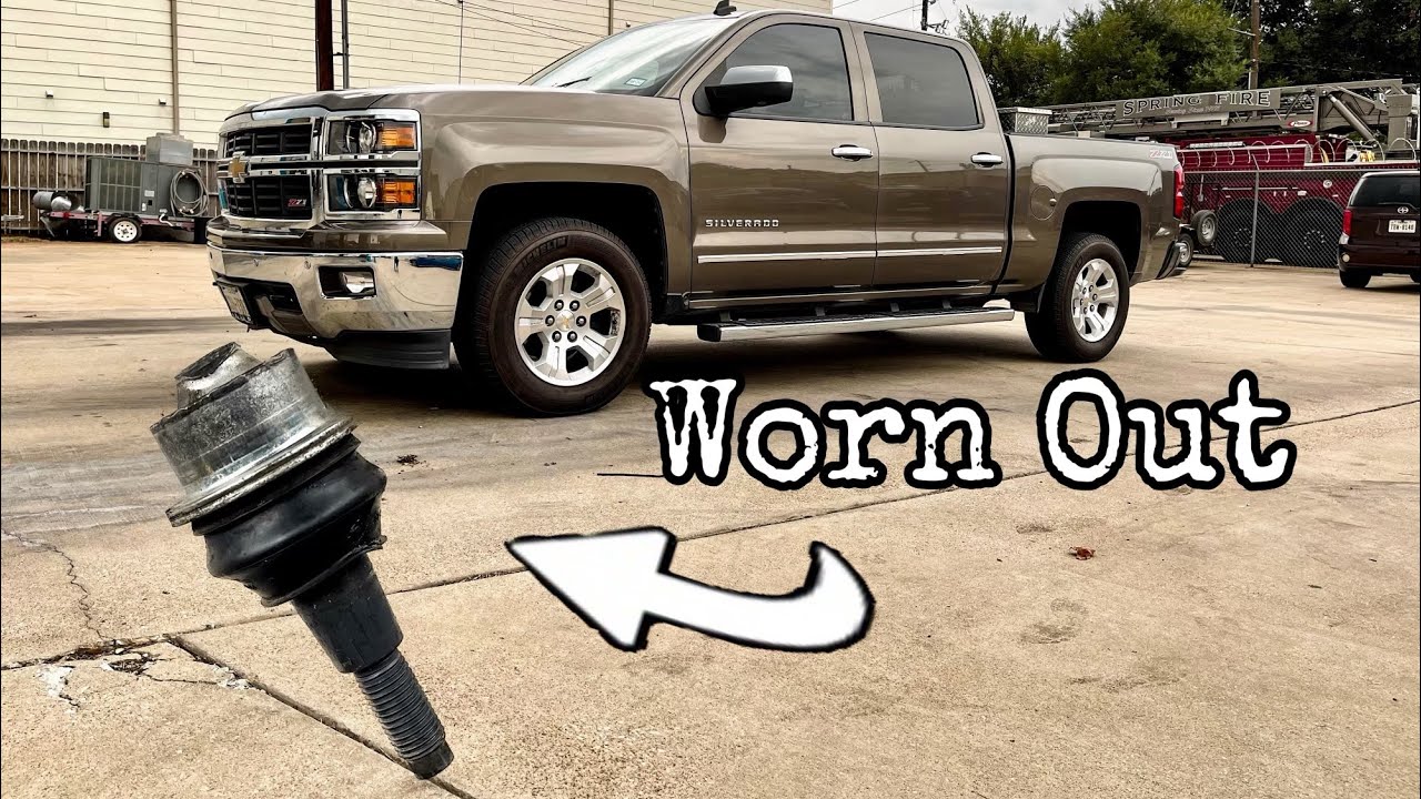Как заменить нижние шаровые опоры на Chevrolet Silverado (4x4) 2014 года выпуска