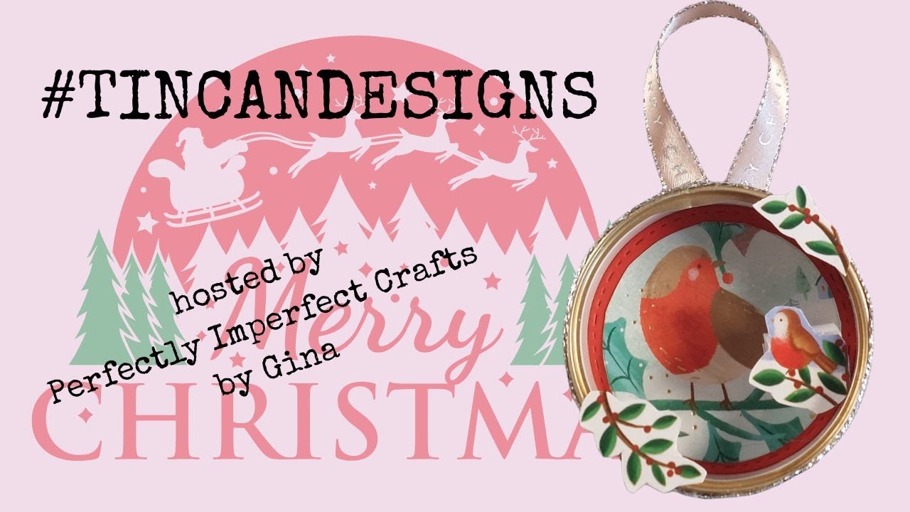 Tin Can Christmas Ornament #TINCANDESIGNS