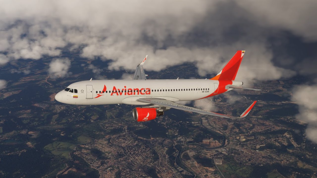 MSFS 2024: Avianca Airbus A320 São Paulo/Guarulhos GRU - Aeropuerto Internacional El Dorado BOG