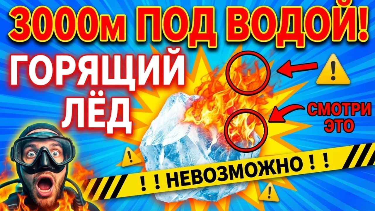 Лёд Который Горит: 3000м Под Океаном — Реальная Угроза Под Нами