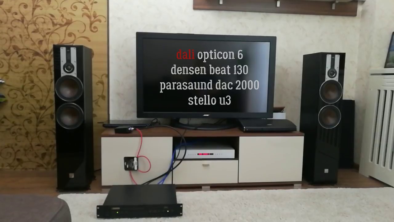 Dali opticon 6 & densen beat 130 & parasound dac 2000