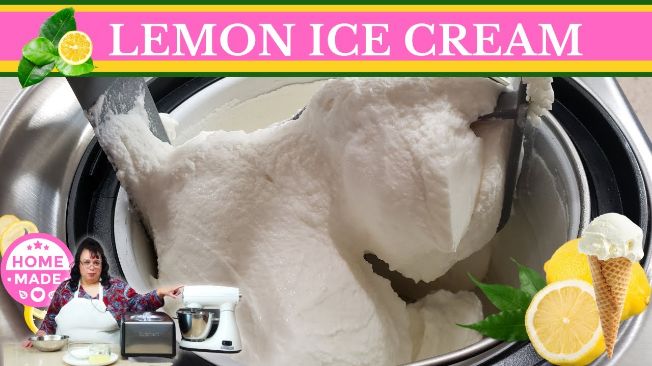 How to Make Homemade Lemon Ice Cream | Cuisinart ICE-100