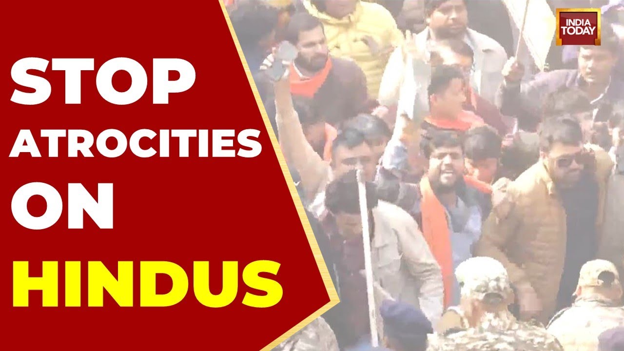 Delhi Protest: VHP Protests Near Bangladesh High Commission Over Attacks on Hindus | India Today