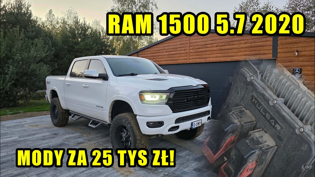 Znalazłem MODY za 25tys zł w moim RAM 1500 z USA!