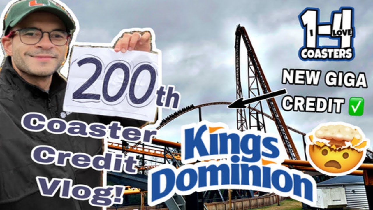 Kings Dominion was DEAD! | 200th Coaster Credit Vlog! 