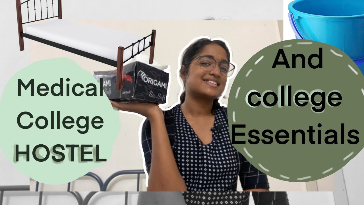 HOSTEL ESSENTIALS l medical college essentials l freshers edition