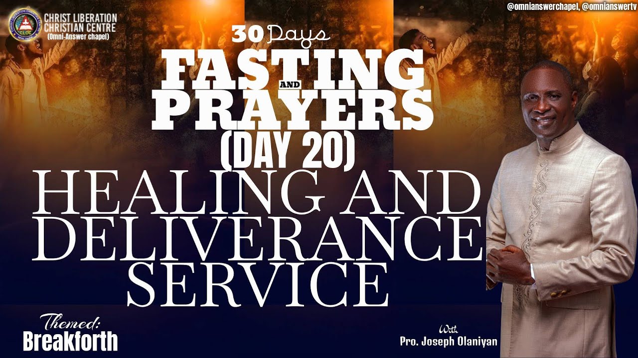 FASTING AND PRAYER (DAY 20) | 24TH POWER NIGHT | 22ND JANUARY 2026  | WITH PROPHET JOSEPH OLANIYAN