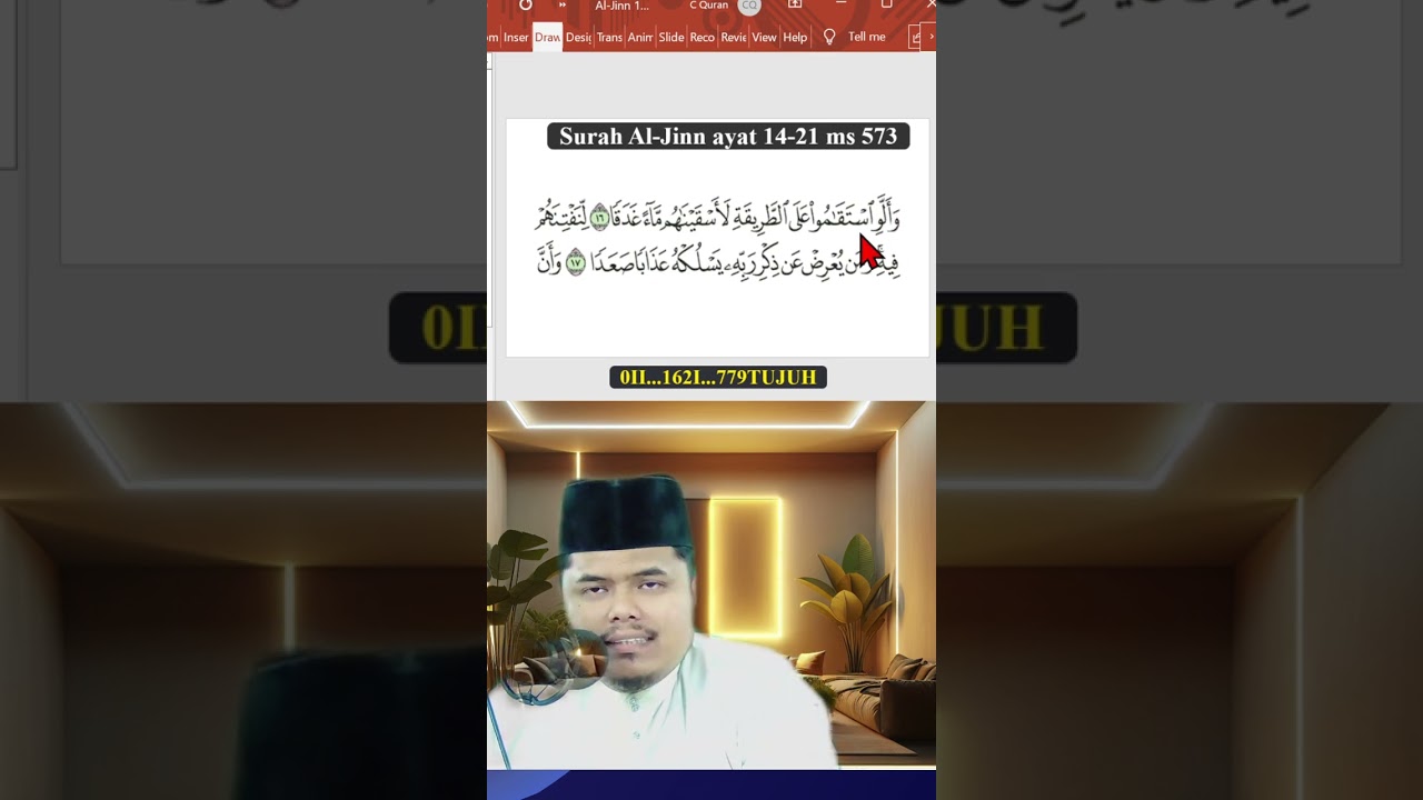 CEPATQURAN TAJWID Ustaz Zul Apandi Surah Al-Jinn ayat 14-21 ms 573