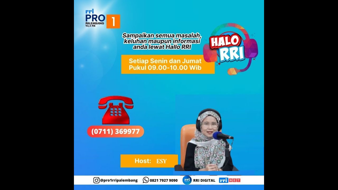 HALO RRI  -  RRI PALEMBANG, 25 FEBRUARI 2026