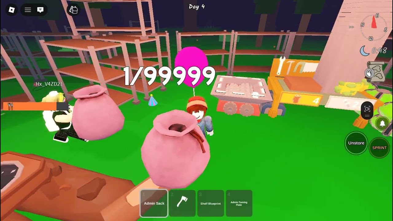 99 nights in the forest update with my friend @EmoBoy_210t