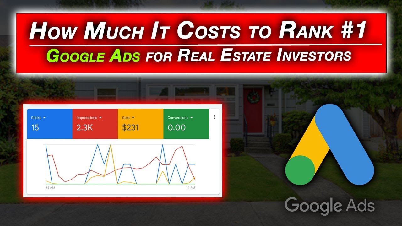 Google Ads for Real Estate Investors - How Much It Costs to Rank #1