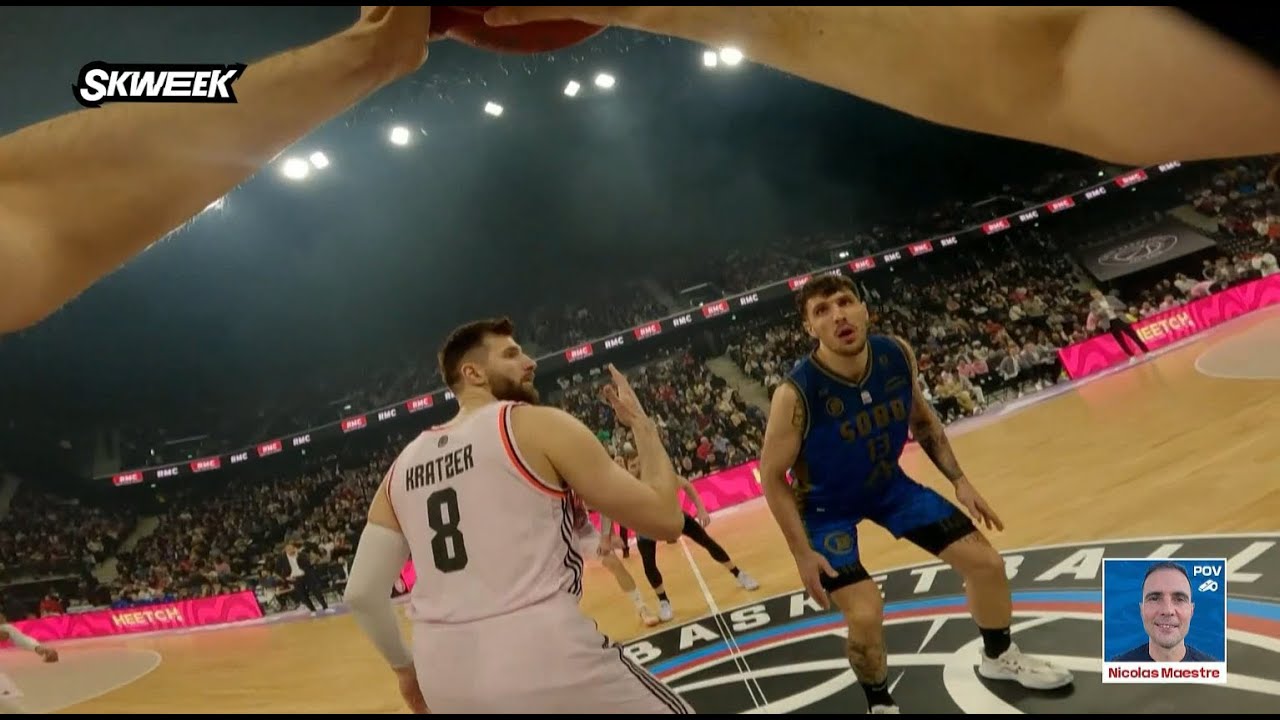 Immersion caméra arbitre de basket-ball (Nicolas MAESTRE) - Paris/St Quentin