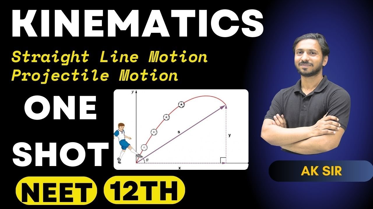 Kinematics Class 11 | Kinematics One Shot | Kinematics Projectile motion One Shot | One Shot | JEE