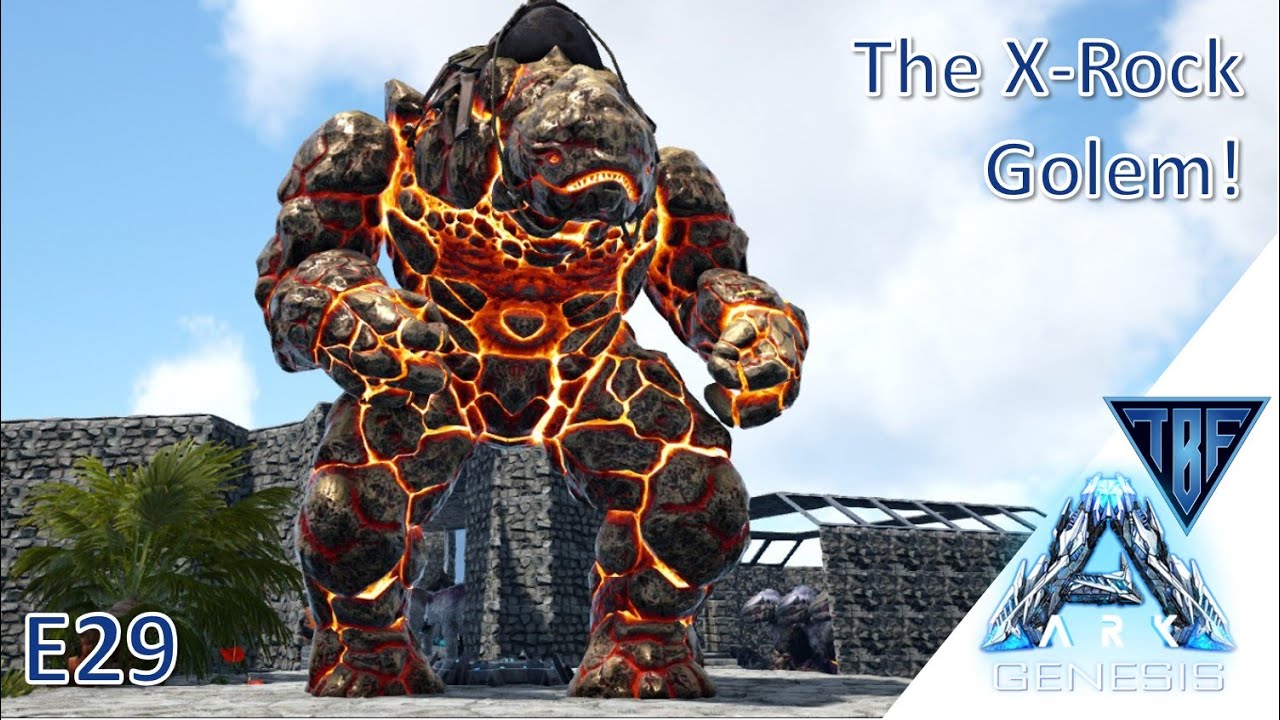 Ark Genesis E29 Taming Rock Golems in the Volcano! New Ark DLC - Ark Survival Evolved