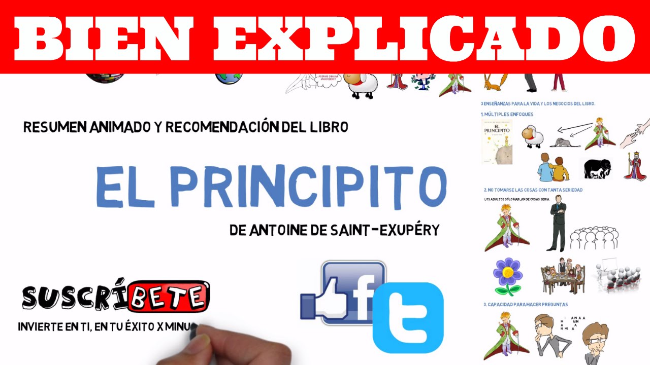 EL PRINCIPITO DE ANTOINE DE SAINT-EXUP&Eacute;RY &ndash; RESUMEN ANIMADO