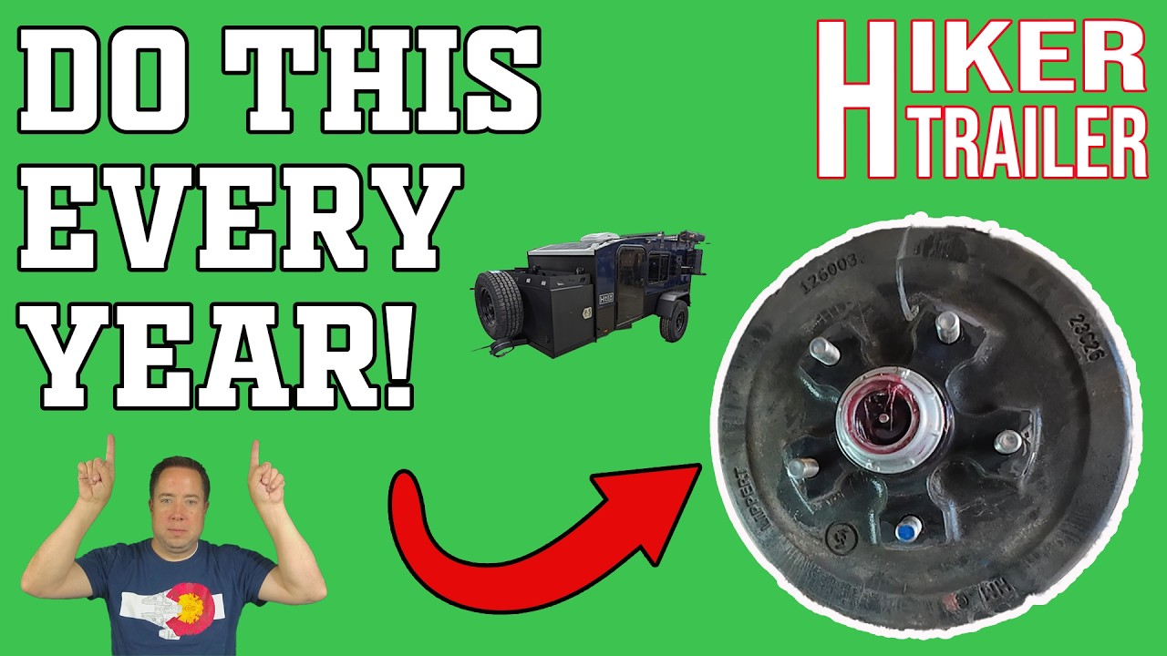 How to : Grease Your Trailer Wheel Bearings #hikertrailer