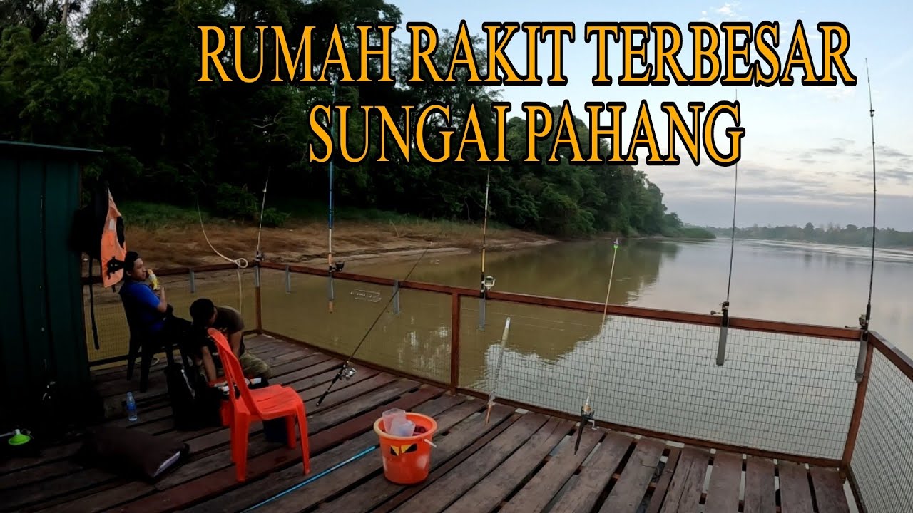 RUMAH RAKIT TERBESAR SUNGAI PAHANG #VLOG 103 ( Memancing Bottom Ikan Sisek Sungai pahang)