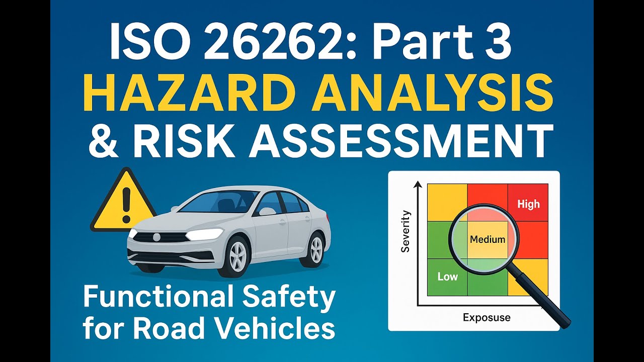 ISO 26262 Part 3 | HARA, Safety Goals & Functional Safety Concept