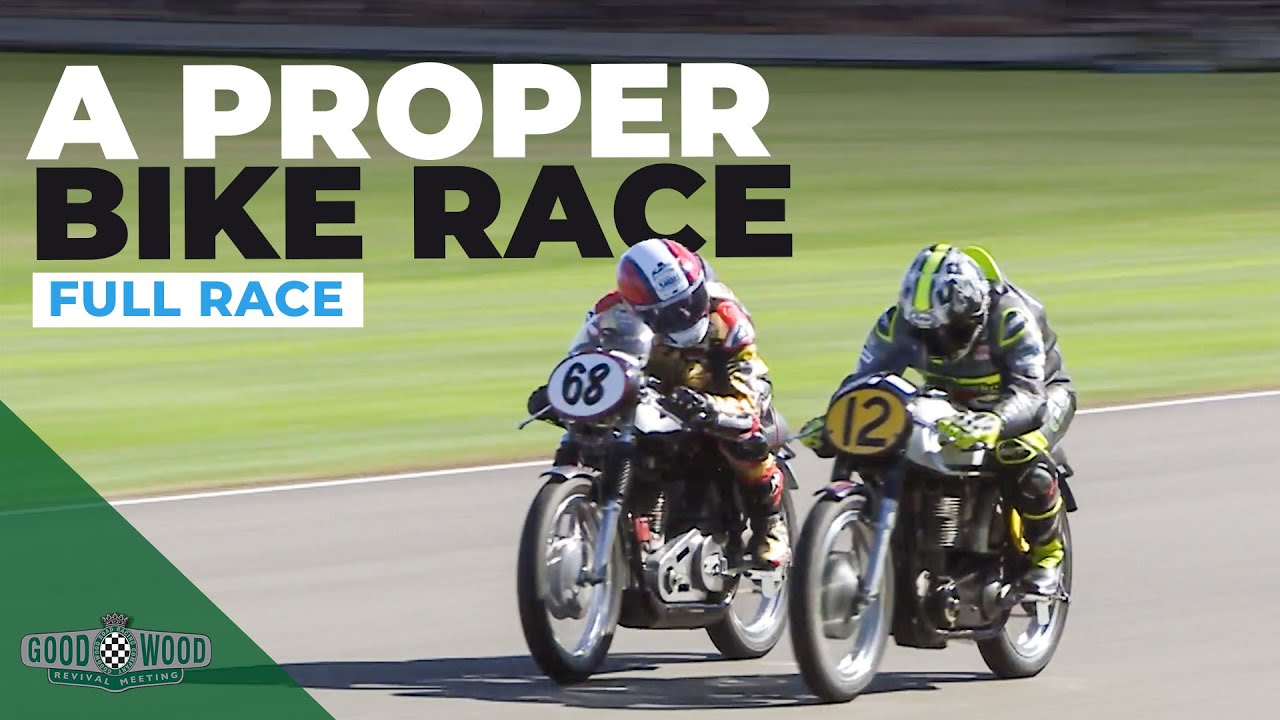 Tight two-way fight | 2022 Barry Sheene Memorial Trophy full race | Goodwood Revival
