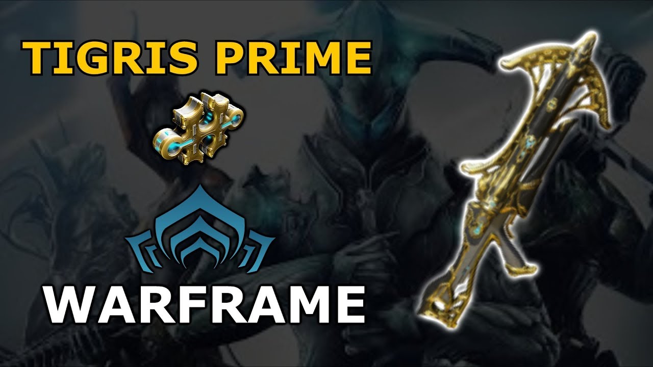 Warframe - Quick Look At Tigris Prime (1 Forma)